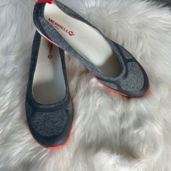Merrell Women's Ceylon Grey/Heather/Red Ballet Flats Sz 10 - Picture 3 of 6